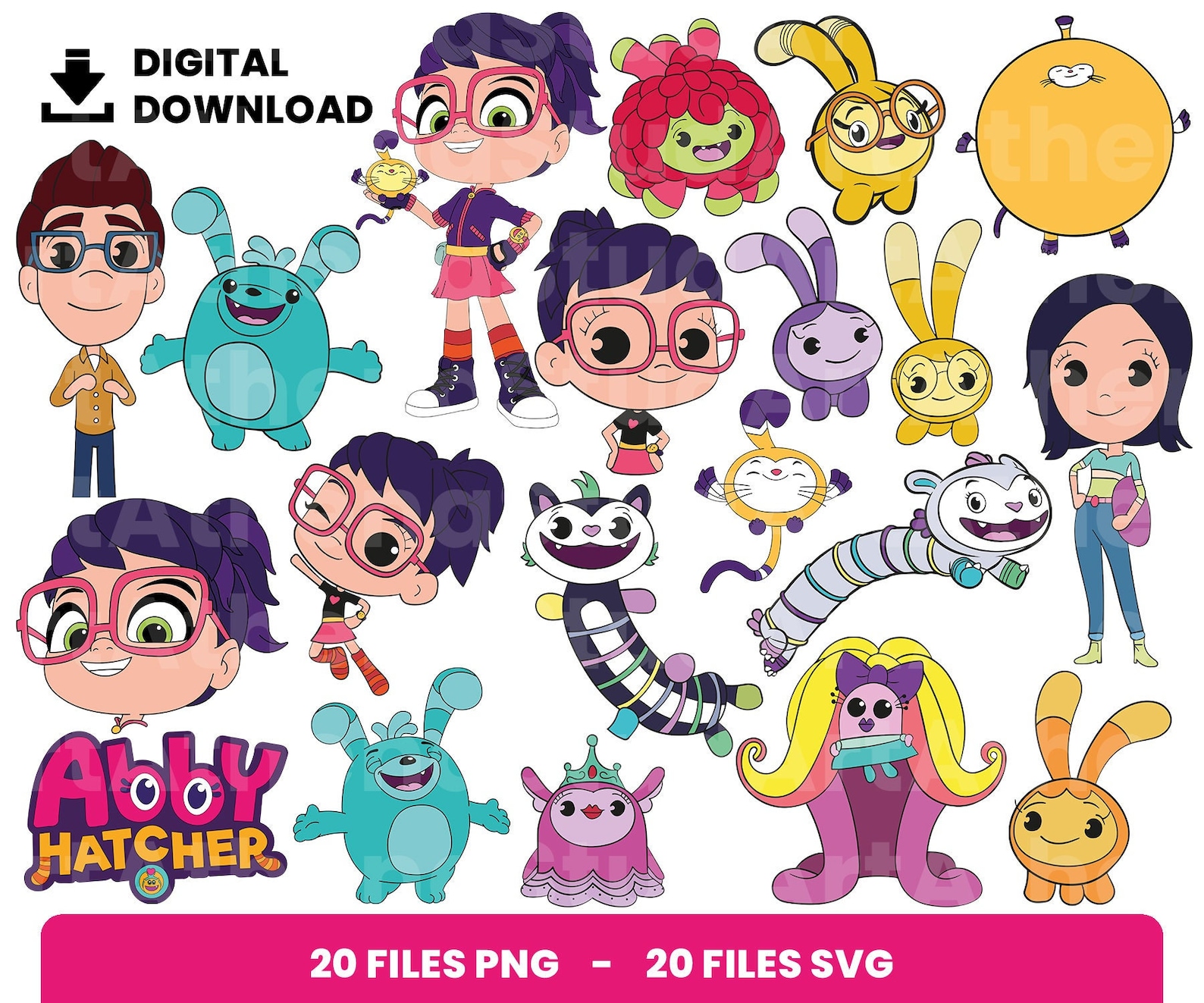 Abby Hatcher Svg Bundle Abby Hatcher Svg Abby Hatcher Fuzzly Catcher ...