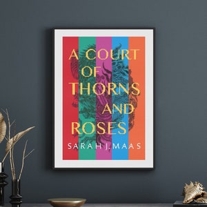 ACOTAR Series Book Spine Cross-Stitch Pattern fantasy book pdf download