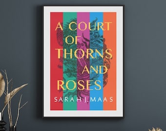 ACOTAR Series Book Spine Cross-Stitch Pattern fantasy book pdf download