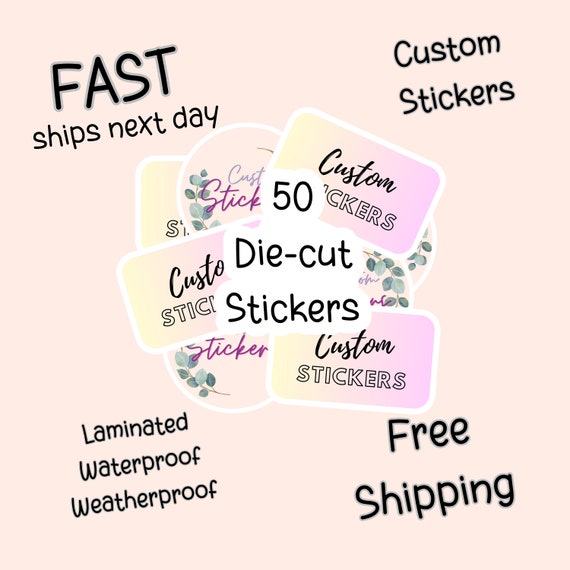 Custom Stickers - Print in Custom Shapes and Designs, custom sticker 