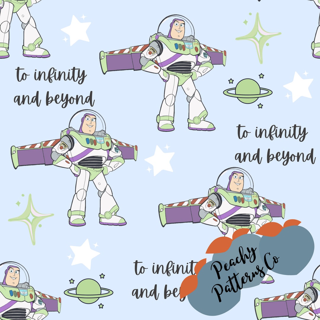 Buzz Toy Story Seamless Design, Fabric Seamless Design, Buzz Fabric ...