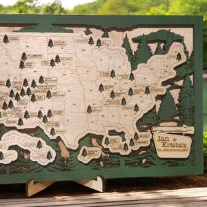 Mapa de aventuras del Parque Nacional