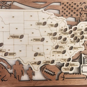 Carte d'aventure du stade de football