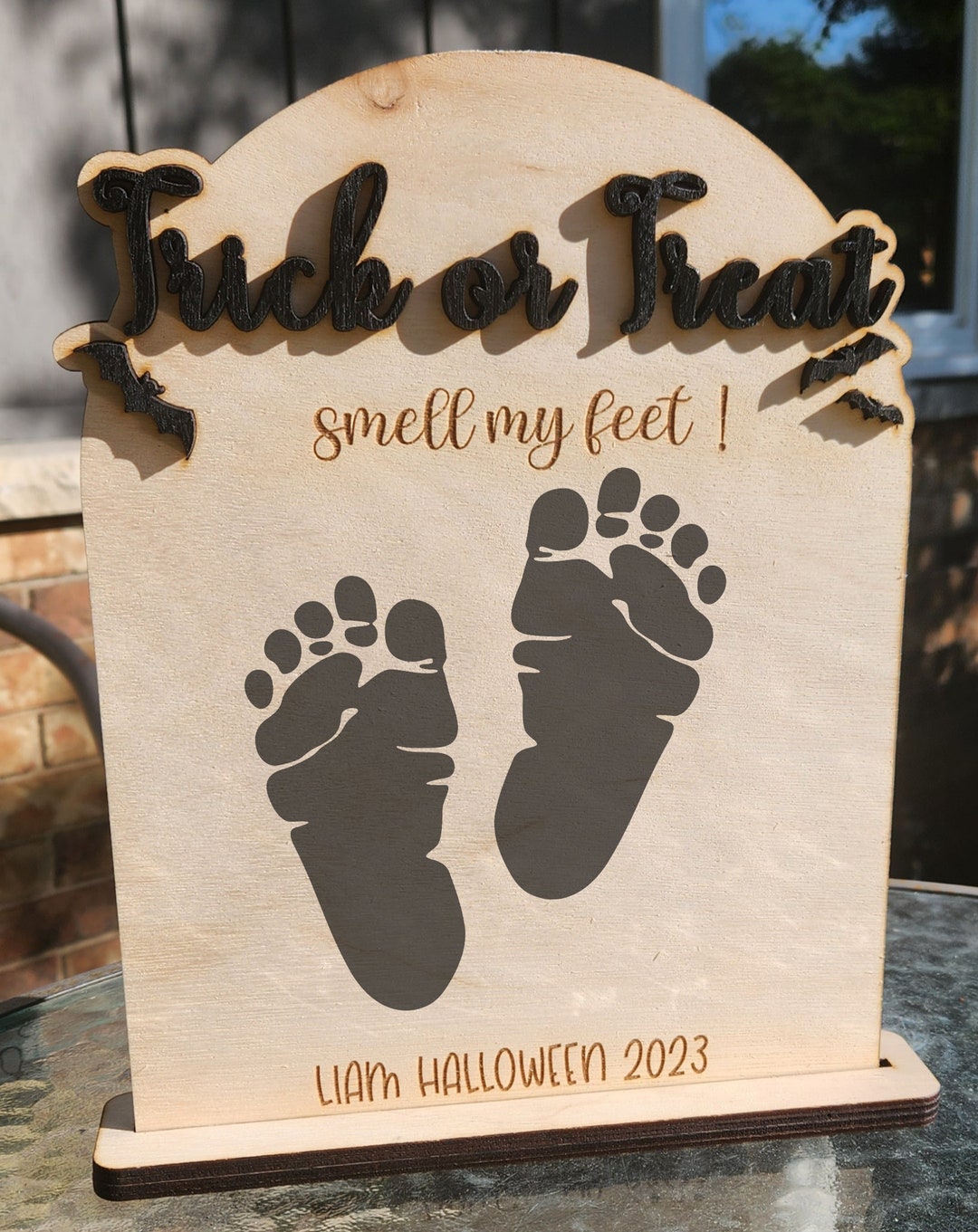 Halloween Footprint Art DIY Kit: 'trick or Treat Smell My Feet ...