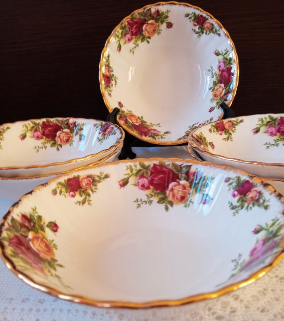 Buy 6 Royal Albert Old Country Roses 16cm Dessert/soup/salad Bowls 