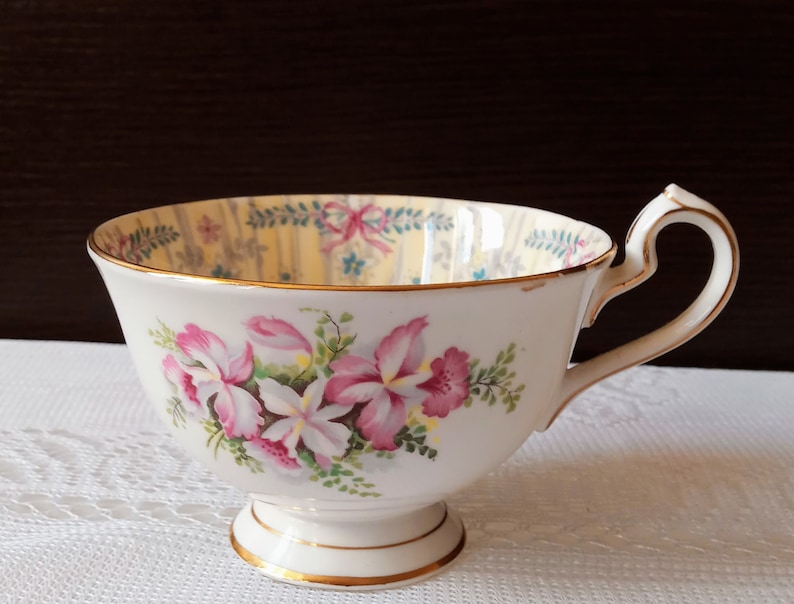 Queen Anne RARE royal Bridal Gown Vintage ,tea Cup Without Saucer