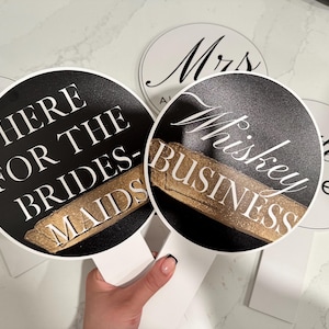 Photo Booth Props - Wedding 7 Piece (double Sided) - Etsy
