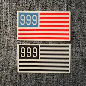 999 Flag Vinyl Sticker