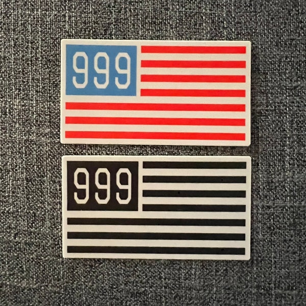 999 Flag Vinyl Sticker