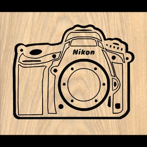 2D CNC Digital File Download - Nikon Camera - Aspire | Vectric