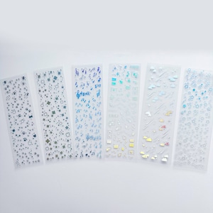 Kpop Polco Deco Stickers "silver Clear" Sticker - 1 PC | Kawaii Cute ...
