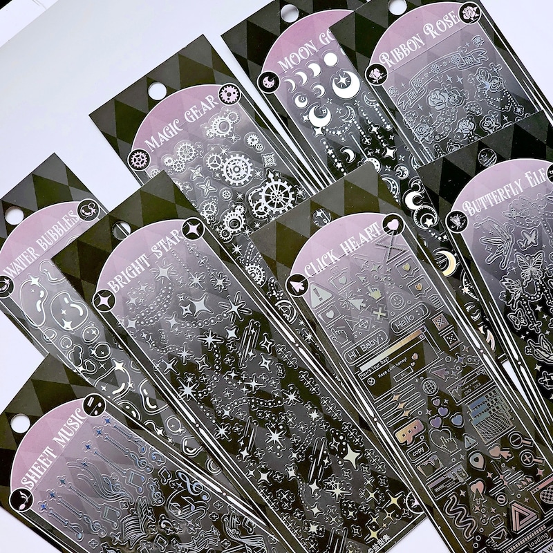 Laser Holo Stickers - Etsy