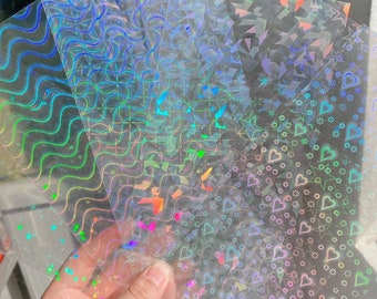 Holographic Self-Adhesive Laminate Sheet