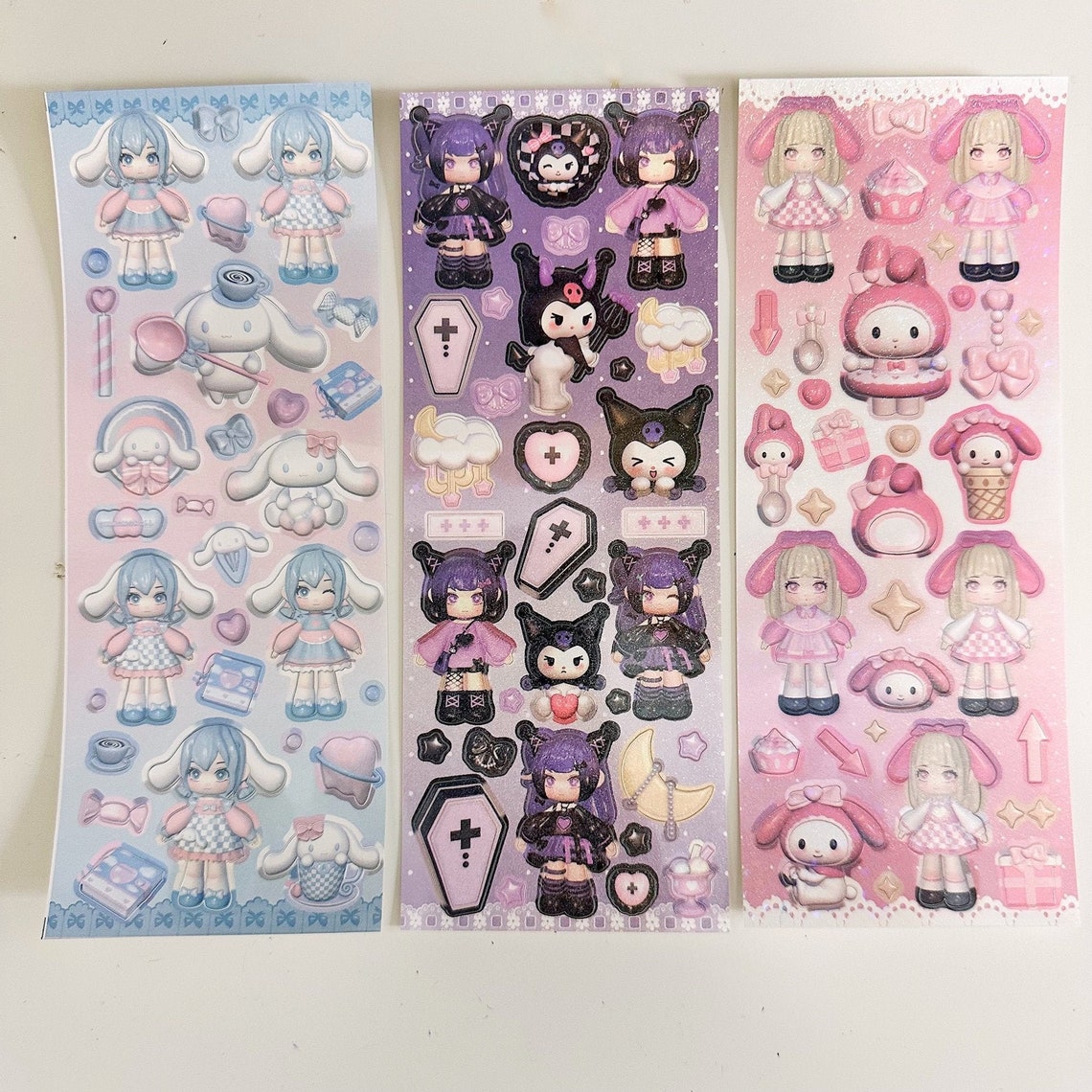 Kpop Polco Deco Stickers "costume Girl" Sticker | Kawaii Cute Kpop ...