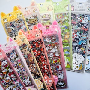 10 Pack PET PVC Stickers | Kawaii Cute Kpop Toploader Decal Deco Polco ...
