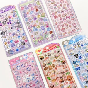 3D Gel Resin "Bonbon Drop Pop Seal" Stickers - 1 PC | kawaii cute kpop toploader decal deco polco korean journaling scrapbooking