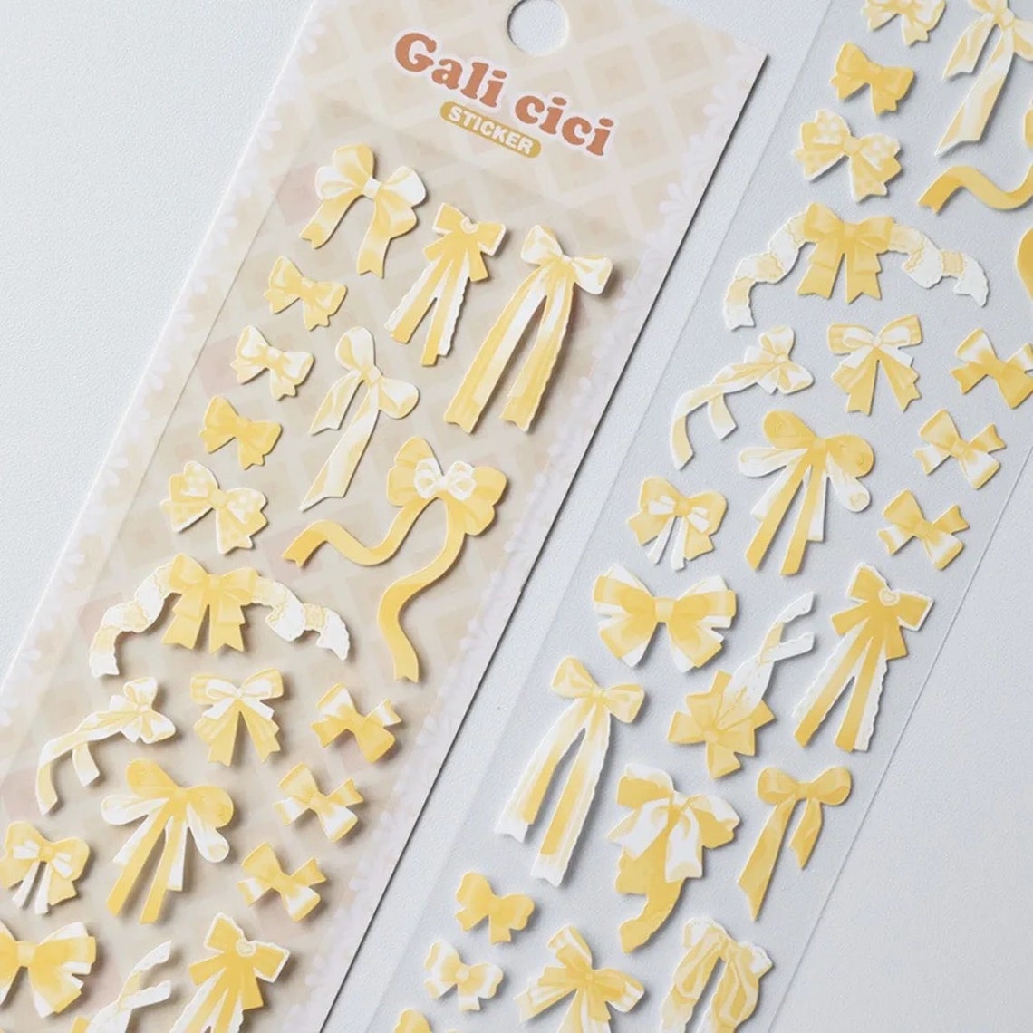 Kpop Polco Deco Stickers "galici Ribbon" - 1 PC | Kawaii Cute Kpop ...