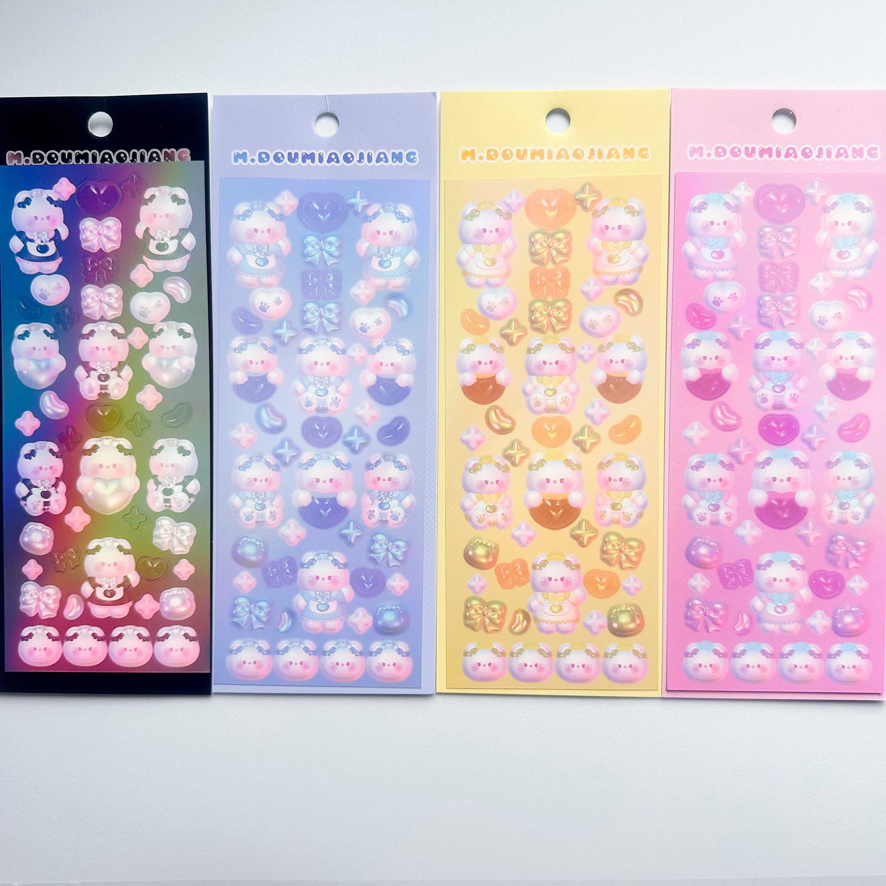 Kpop Polco Deco Stickers "angry Bear" Sticker - 1 PC | Kawaii Cute Kpop ...