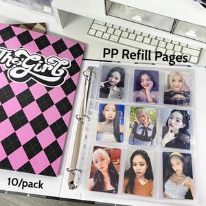 11-gaats navulvellen A4-map | boek verzamelen fotoalbumcollectie kpop-ruilkaarten journaling pvc zuurvrij