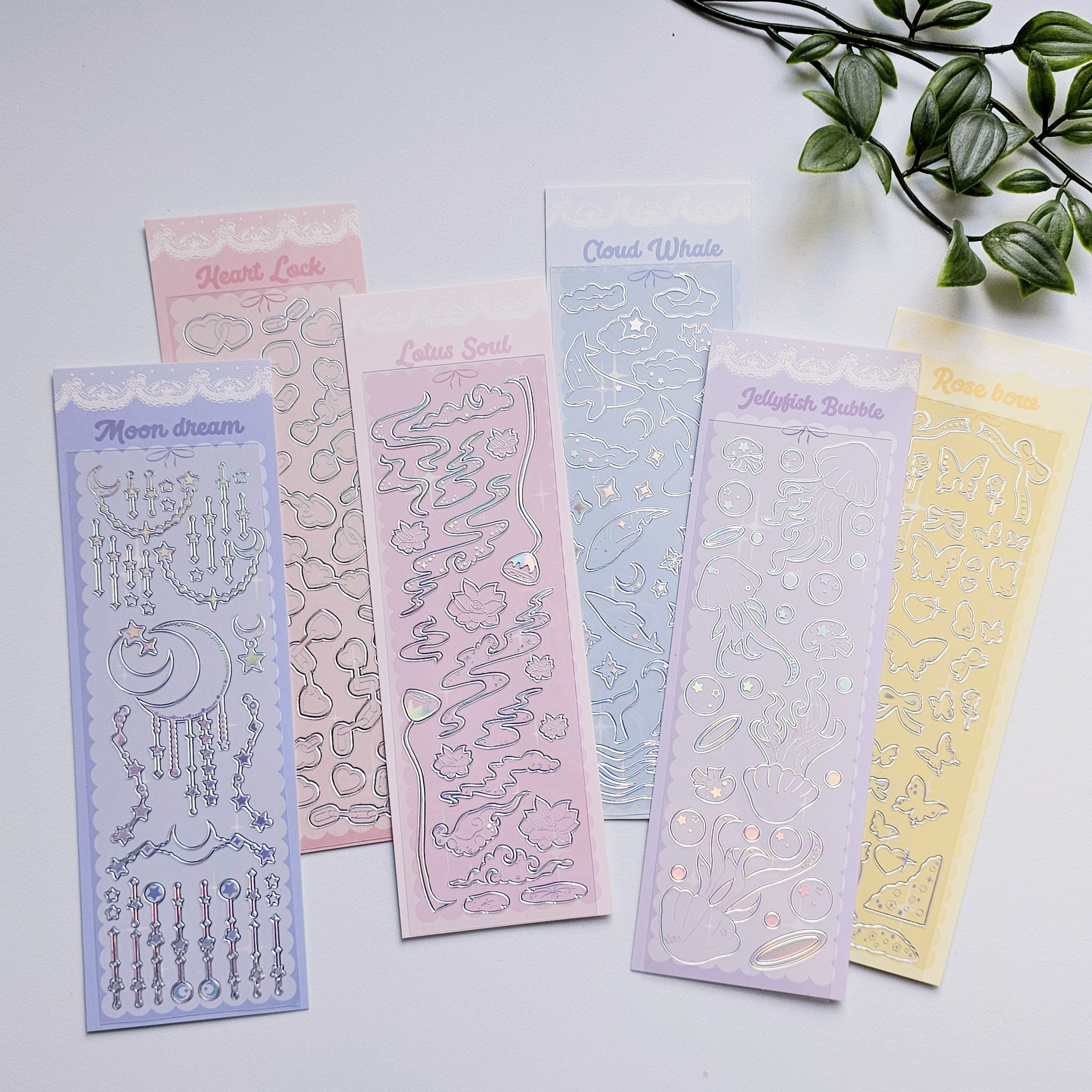KPop Polco Deco Stickers "Soul Dream" - 1 PC | kawaii cute kpop toploader decal deco polco korean journaling scrapbooking