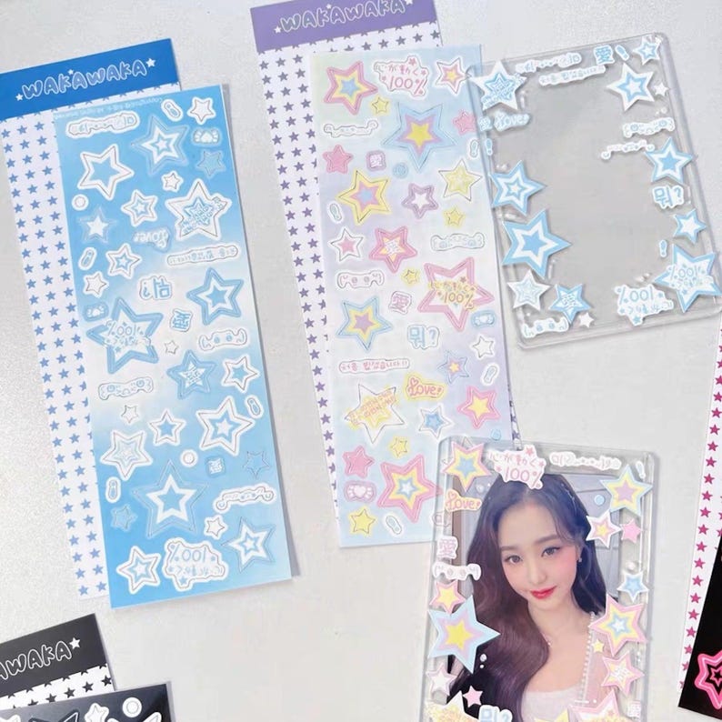 Kpop Polco Deco Stickers "superstar" - 1 PC | Kawaii Cute Kpop ...