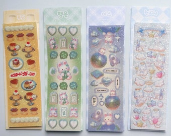 KPop Polco Deco Stickers "Bingsu" - 1 PC | kawaii cute kpop toploader decal deco polco korean journaling scrapbooking