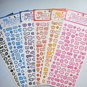 KPop Polco Deko-Aufkleber „Pixel“ – 1 Stück | kawaii süßer Kpop Toploader Aufkleber Deko Polco koreanisches Journaling Scrapbooking
