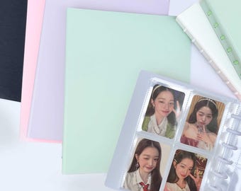 RINGNOTE Photocard Binder - LIMITED ICY Edition | collect book photo album collection kpop trading cards journaling pvc acid free