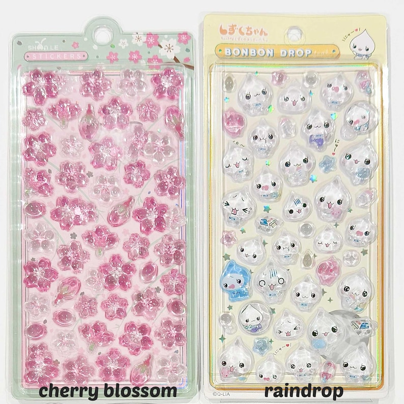 3D Gel Resin "Bonbon Drop Pop Seal" Stickers - 1 PC | kawaii cute kpop toploader decal deco polco korean journaling scrapbooking