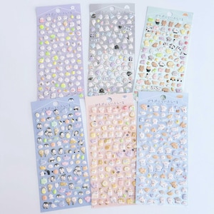 KPop Polco Deco Stickers "3D Puffy" Sticker - 1 PC | cute kawaii toploader decal korean japanese journaling scrapbooking
