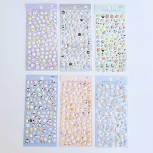 KPop Polco Deco Stickers "3D Puffy" Sticker - 1 PC | cute kawaii toploader decal korean japanese journaling scrapbooking