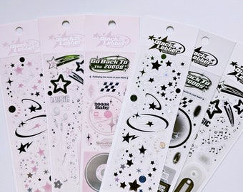 KPop Polco Deco Stickers "Music Lover" - 1 PC | kawaii cute kpop toploader decal deco polco korean journaling scrapbooking