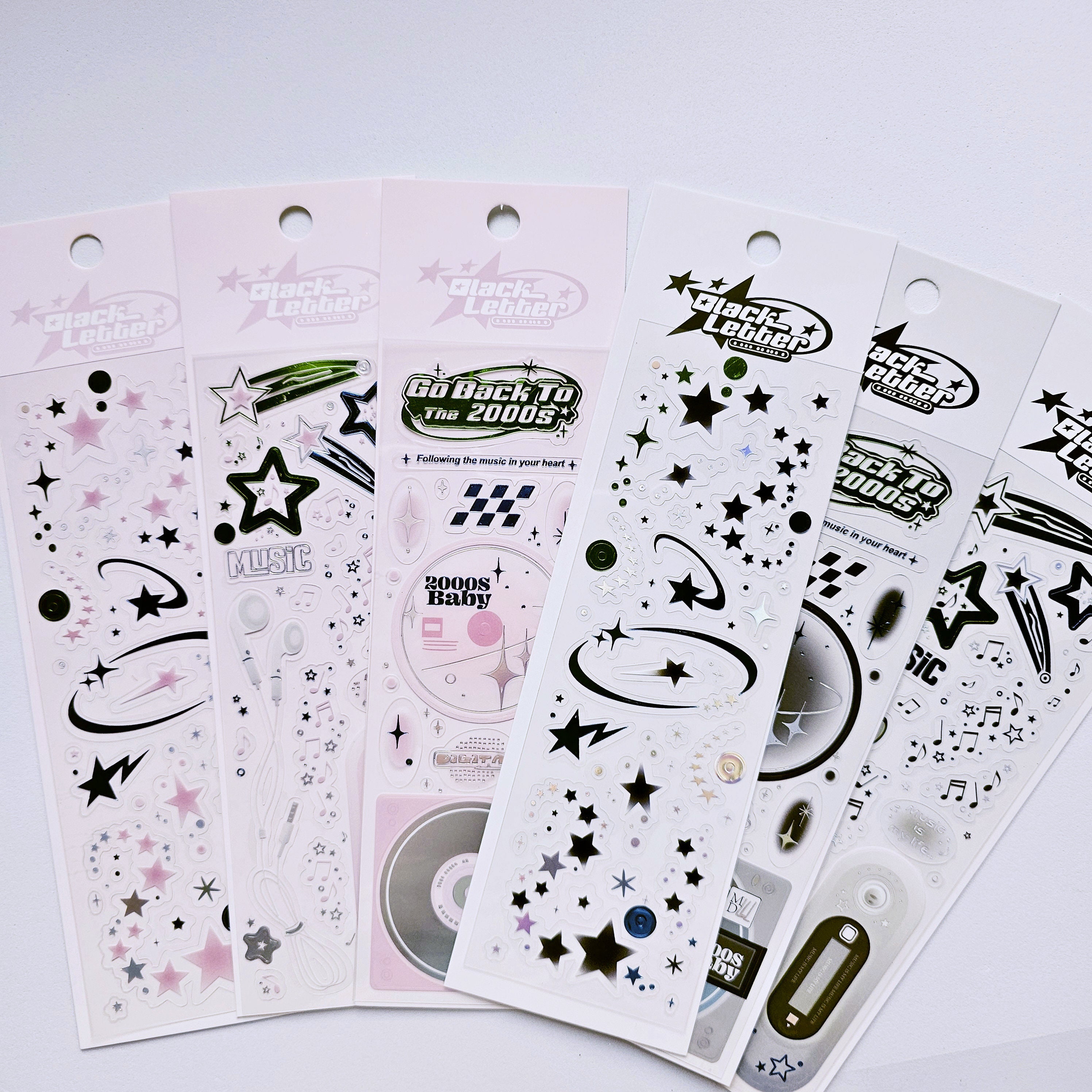 KPop Polco Deco Stickers "Music Lover" - 1 PC | kawaii cute kpop toploader decal deco polco korean journaling scrapbooking
