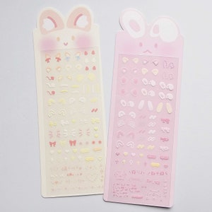Kpop Polco Deco Stickers "cute Ears" - 1 PC | Kawaii Cute Kpop ...