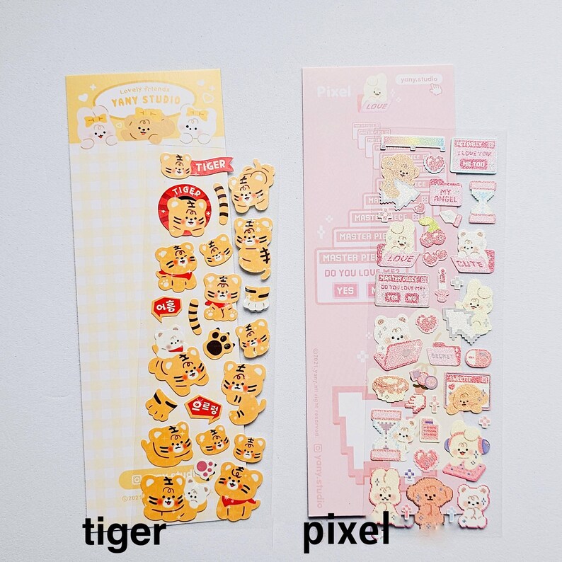 Kpop Polco Deco Stickers "lovely Friends" Sticker - 1 PC | Kawaii Cute ...
