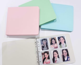 6 Pocket Wide Photocard Binder | collect book photo album collection kpop  trading cards journaling pvc acid free