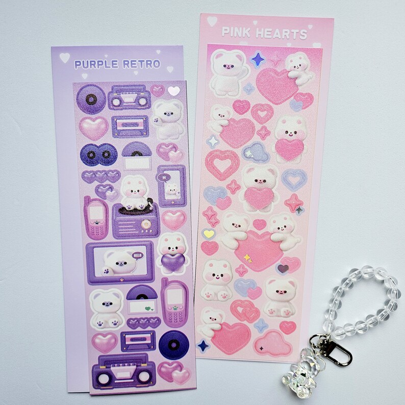 Kpop Polco Deco Stickers "polar Bear" Sticker - 1 PC | Kawaii Cute Kpop ...
