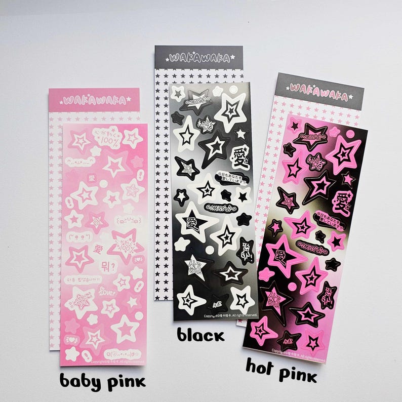 Kpop Polco Deco Stickers "superstar" - 1 PC | Kawaii Cute Kpop ...