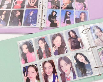 Wide Moonlight Photocard Binder | kpop | collect book photo album collection kpop trading cards journaling pvc acid free