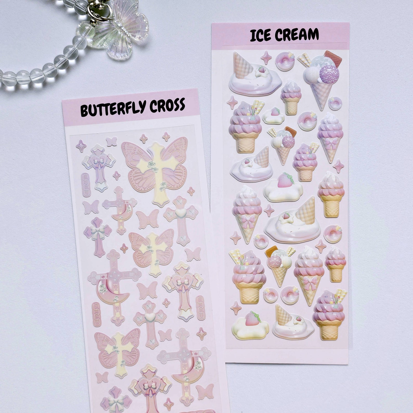 Kpop Polco Deco Stickers "cute Pink" - 1 PC | Kawaii Cute Kpop ...