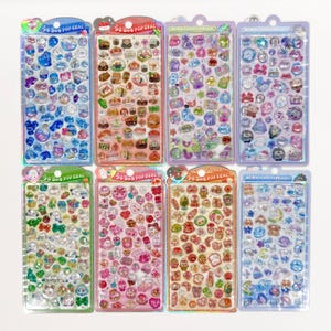 3D Gel Resin "Bonbon Drop Pop Seal" Stickers - 1 PC | kawaii cute kpop toploader decal deco polco korean journaling scrapbooking