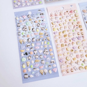 KPop Polco Deco Stickers "3D Puffy" Sticker - 1 PC | cute kawaii toploader decal korean japanese journaling scrapbooking