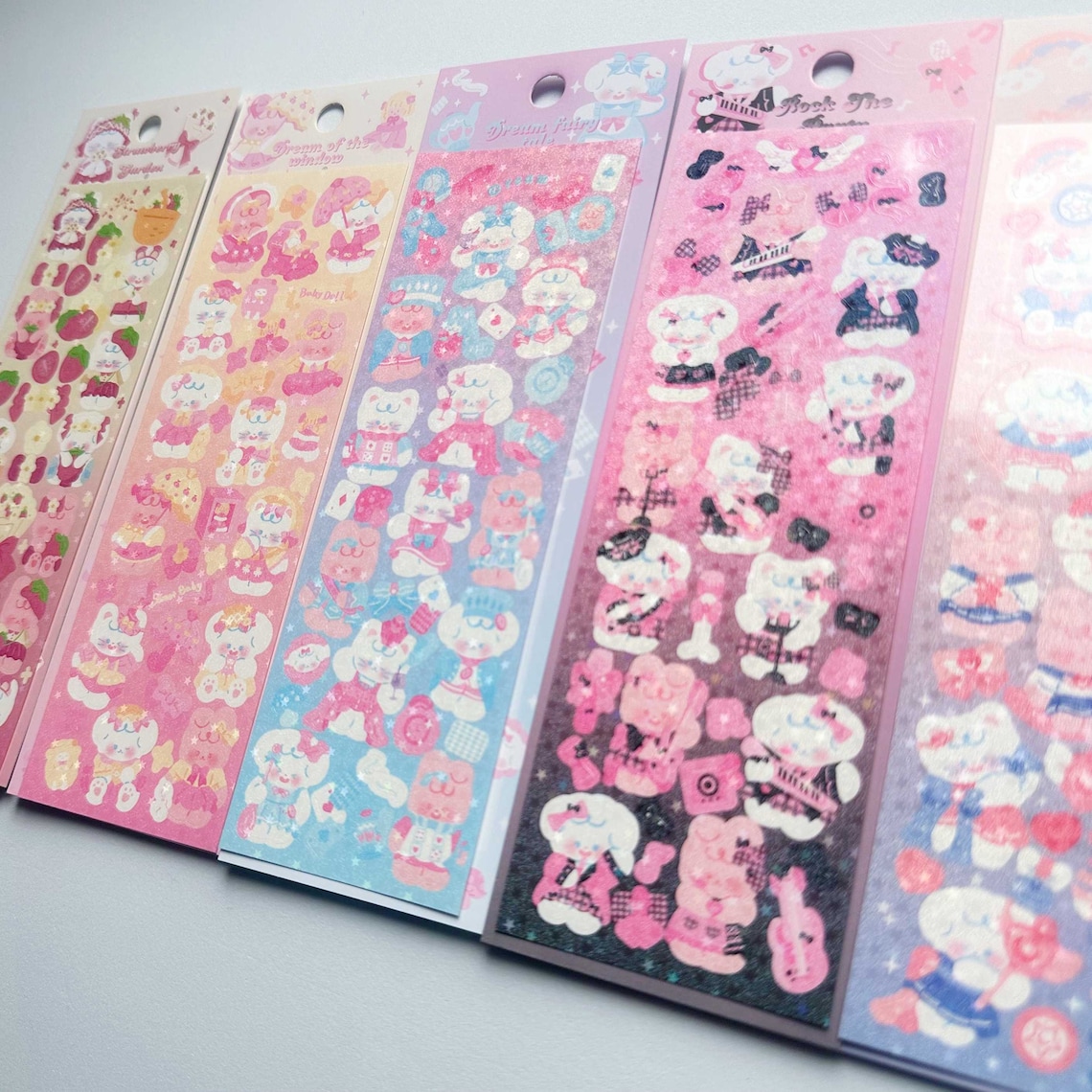 Kpop Polco Deco Stickers "bunny Cat" - 1 PC | Kawaii Cute Kpop ...
