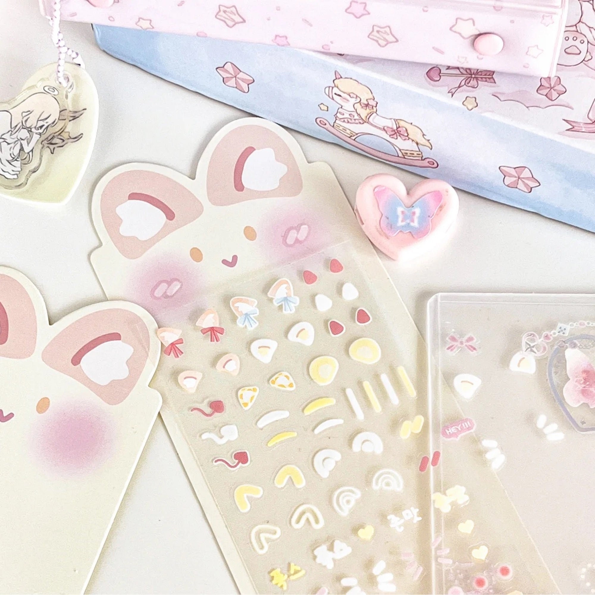 Kpop Polco Deco Stickers "cute Ears" - 1 PC | Kawaii Cute Kpop ...