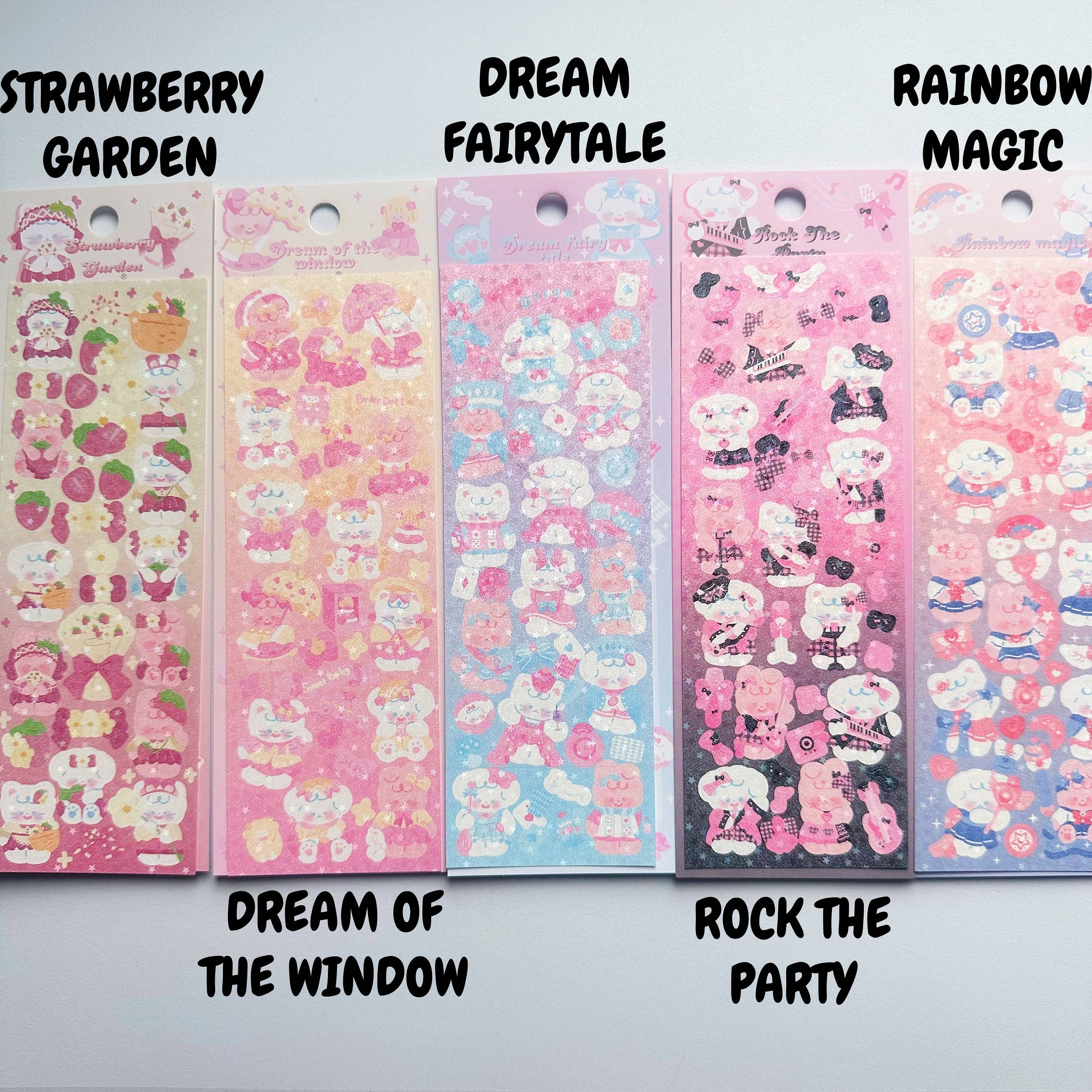 Kpop Polco Deco Stickers "bunny Cat" - 1 PC | Kawaii Cute Kpop ...