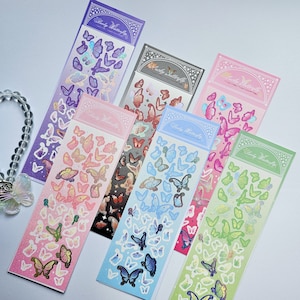 KPop Polco Deco Sticker ""Lovely Butterfly"" - 1 Stück | kpop Toploader Aufkleber Deko polco koreanisches Journaling Scrapbooking