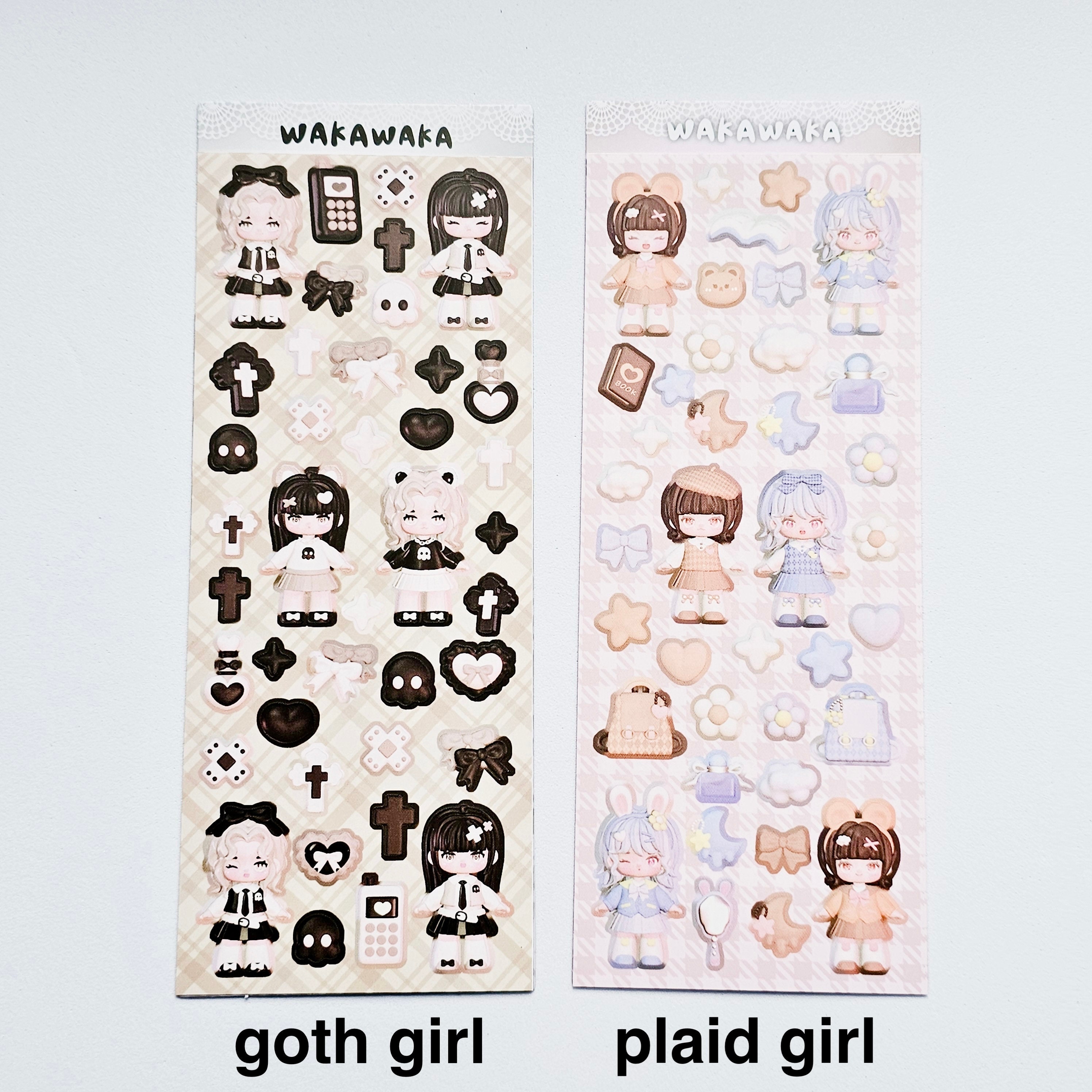 Kpop Polco Deco Stickers "waka Girl" Sticker - 1 PC | Kawaii Cute Kpop ...