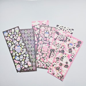 KPop Polco-decoratiestickers "Melk" - 2 stuks | kawaii schattig kpop toploader sticker deco polco koreaanse dagboeken scrapbooking