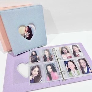 Heart Moonlight A5 Photocard Binder | kpop | collect book photo album collection kpop trading cards journaling pvc acid free