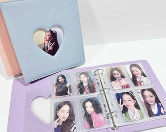 Heart Moonlight A5 Photocard Binder | kpop | collect book photo album collection kpop trading cards journaling pvc acid free